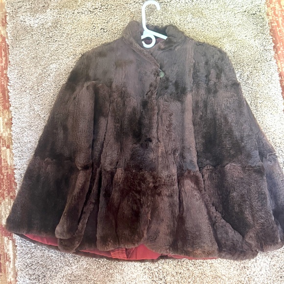Vintage Arctic Fur Company Cape, Master Furrier Brown One Size - Picture 1 of 9
